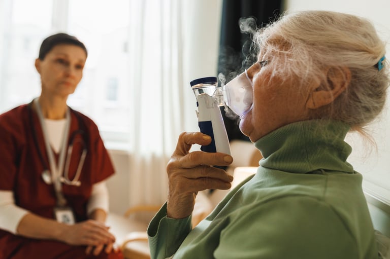 Atemtherapie mit Fachkraft